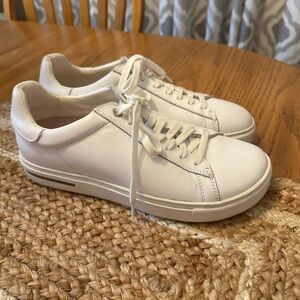 Birkenstock White Leather Sneakers - sz 39